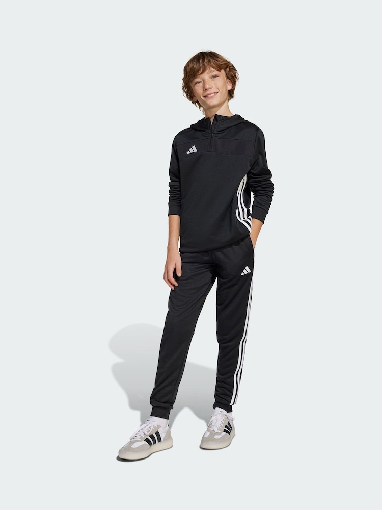 adidas Black Tiro 25 Essentials Sweat Tracksuit Bottoms - Image 1 of 4