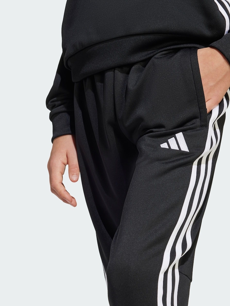 adidas Black Tiro 25 Essentials Sweat Tracksuit Bottoms - Image 2 of 4