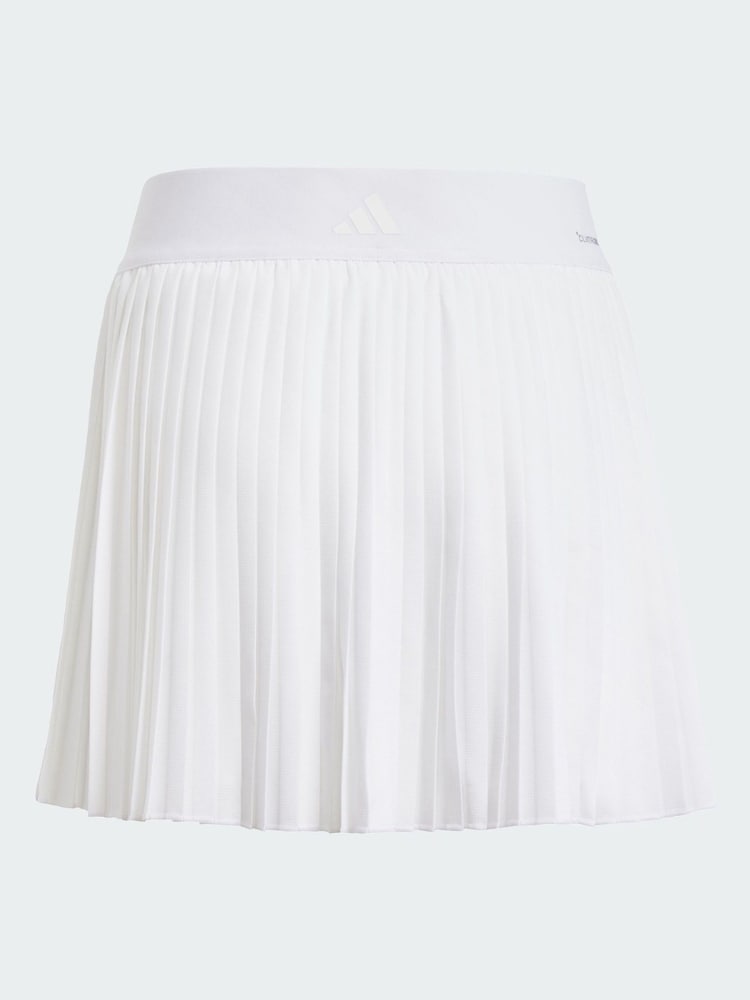 adidas White Club Tennis Climacool Pleated Skirt - Image 2 of 5 adidas White Club Tennis Climacool Pleated Skirt - Image 2 of 5