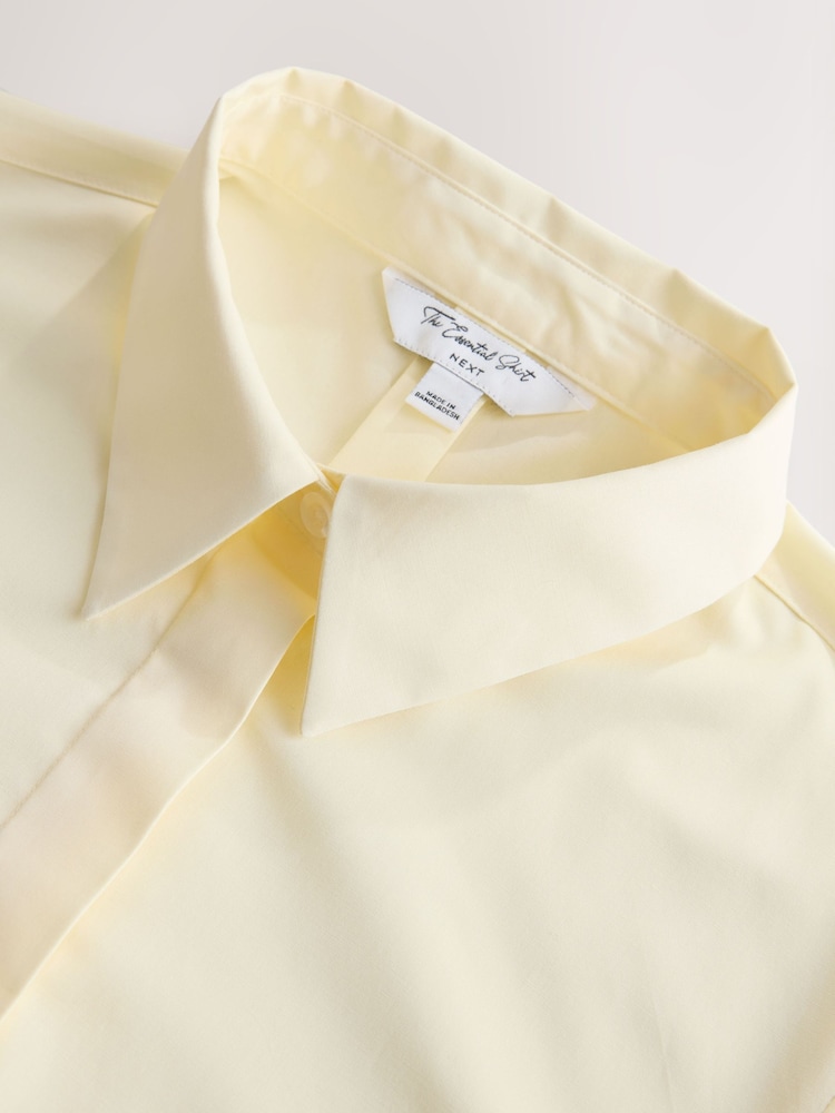 yellow fitted dress shirt Hisdern Men's Yellow Dress Shirt with Pocket