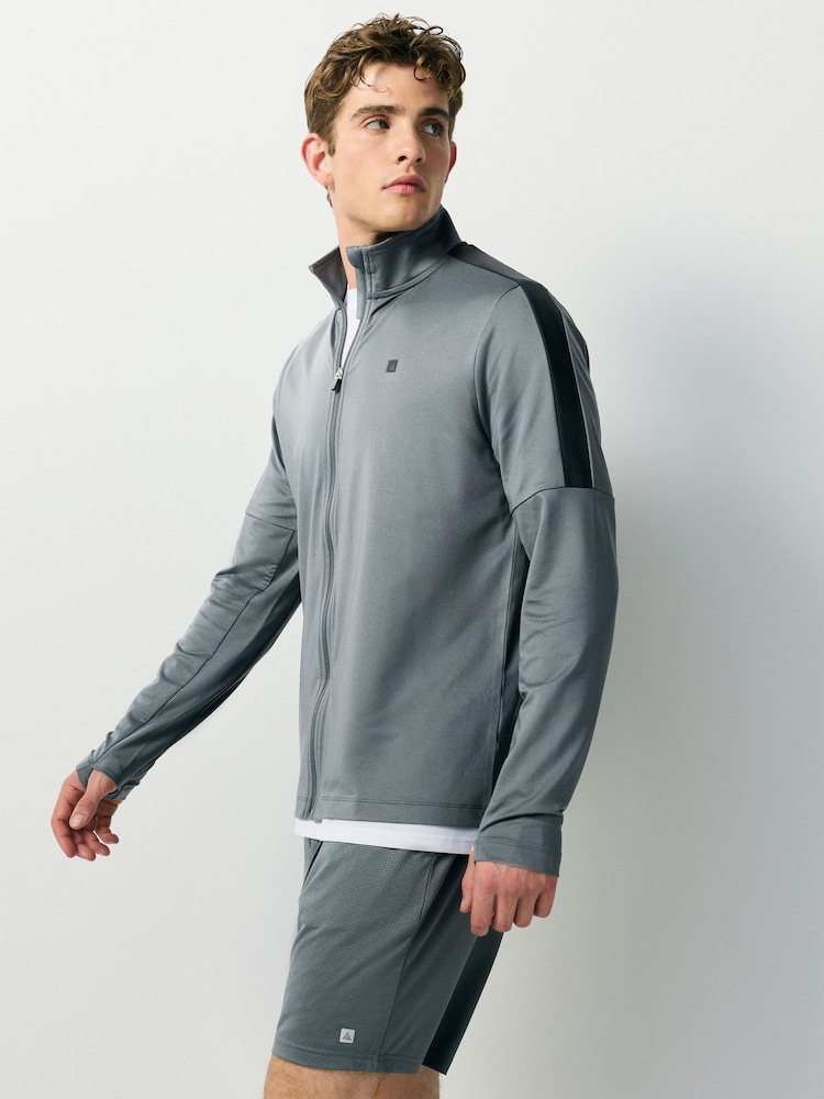 Slate Grey Active Gym Textured Training Shorts - Image 2 of 9