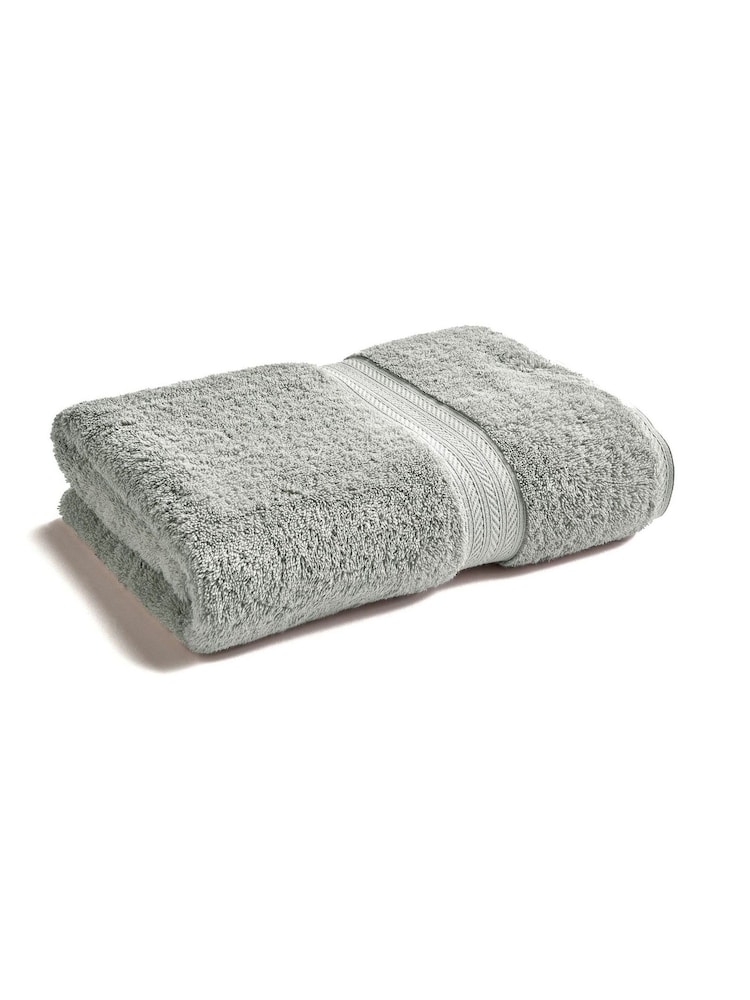 Christy Dove Grey Renaissance Cotton Towel - Image 5 of 5 Christy Dove Grey Renaissance Cotton Towel - Image 5 of 5