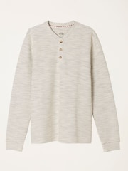 FatFace Oatmeal Woolacombe Henley - Image 7 of 7