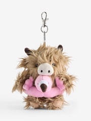 Natural Summer Hamish the Highland Cow Soft Toy Bag Charm - Image 3 of 3