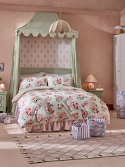 Cath Kidston Green Floral Bunches 100% Cotton Duvet Cover and Pillowcase Set - Image 2 of 7