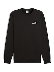 Svart - Puma Essentials Small No. 1 Logo Crew Neck Sweatshirt - Bilde 1 av 2