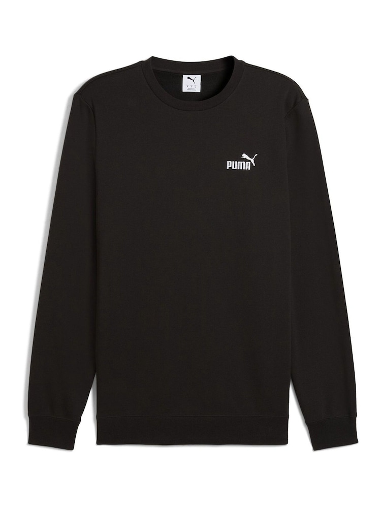Svart - Puma Essentials Small No. 1 Logo Crew Neck Sweatshirt - Bilde 1 av 2