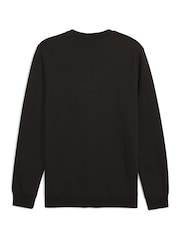 Svart - Puma Essentials Small No. 1 Logo Crew Neck Sweatshirt - Bilde 2 av 2