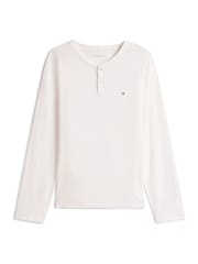 Tommy Hilfiger White Henley Woven Pyjamas Set Gift Box - Image 5 of 6