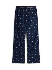 Tommy Hilfiger White Henley Woven Pyjamas Set Gift Box - Image 6 of 6