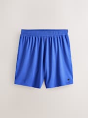 Blue Active Gym Textured Training Shorts - Image 1 of 3
