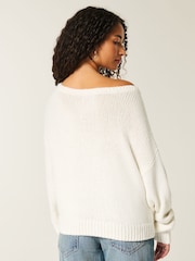 Hollister Soft Sloughy Off Shoulder Jumper - Image 2 of 4