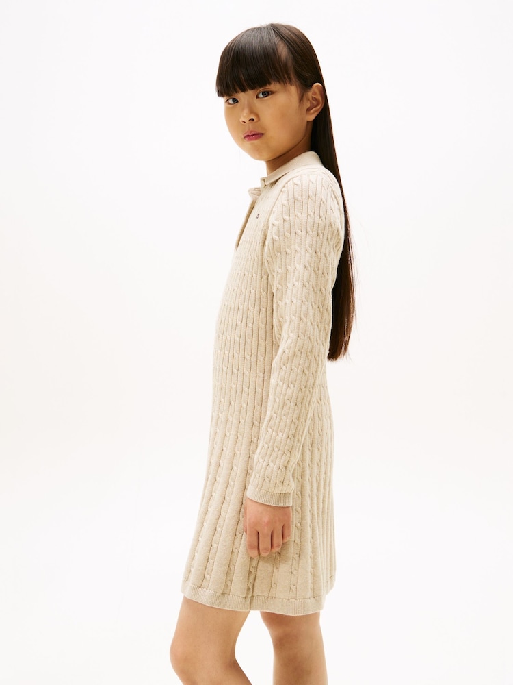 tommy hilfiger long sleeve sweater dress Cable Knit Sweater Dress