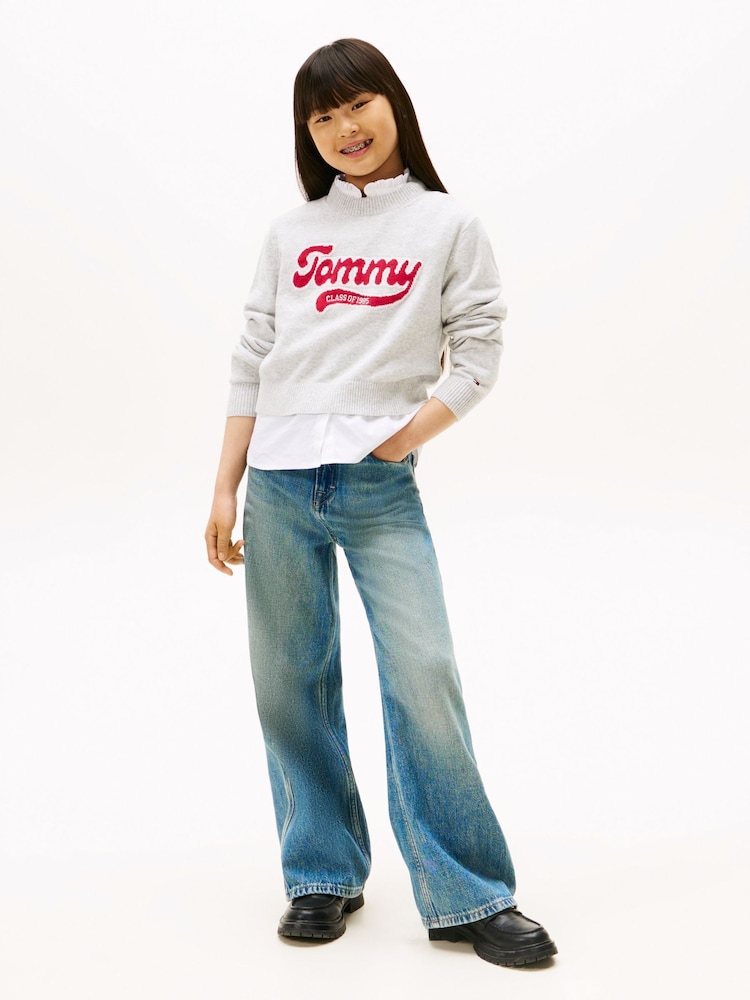 Tommy Hilfiger Varsity Intarsia Logo Jumper - Imagen 2 de 5