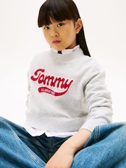 Tommy Hilfiger Varsity Intarsia Logo Jumper - Imagen 4 de 5