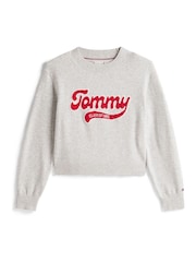 Tommy Hilfiger Varsity Intarsia Logo Jumper - Imagen 5 de 5