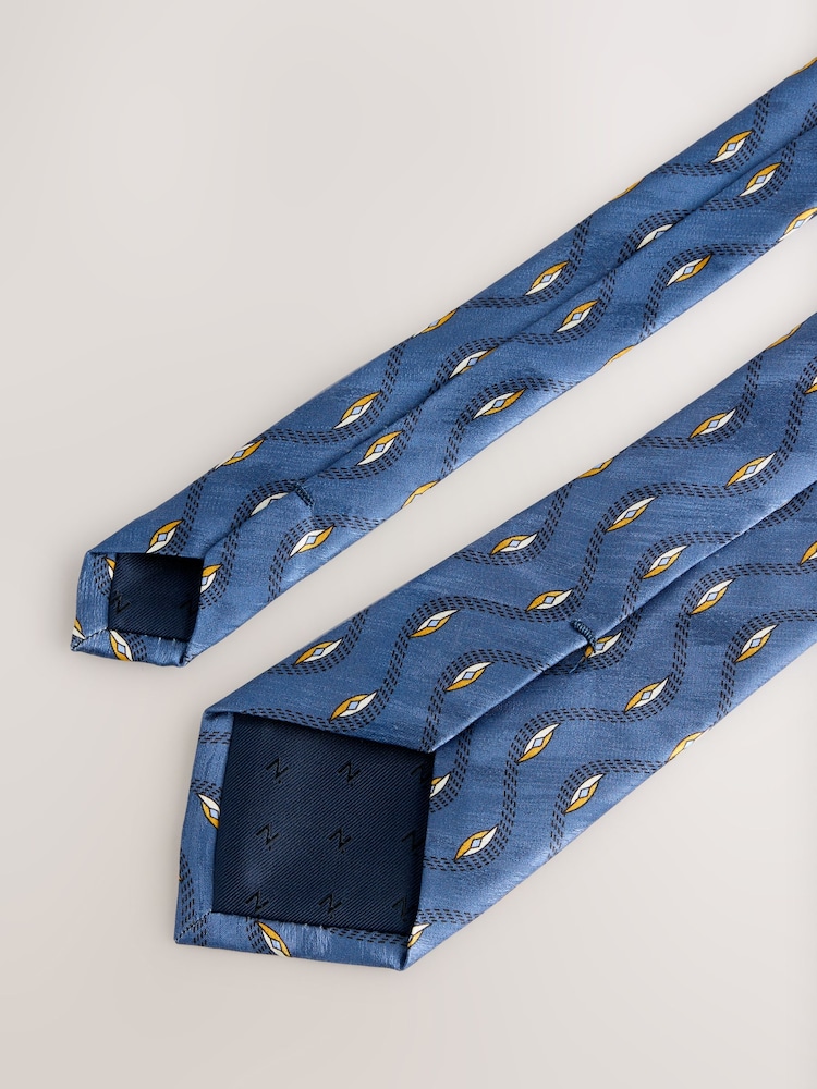 Blue Archive Collection Silk Design Tie - Image 3 of 3