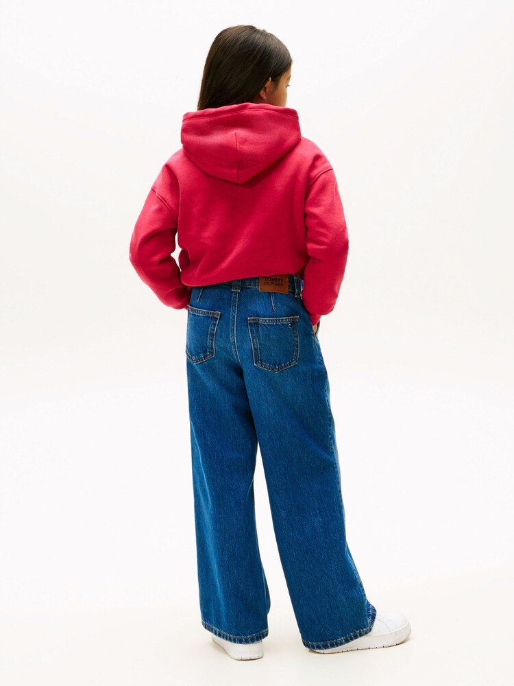 Tommy Hilfiger Blue Mabel High Rise Pleated Wide Leg Jeans - Image 2 of 5 Tommy Hilfiger Blue Mabel High Rise Pleated Wide Leg Jeans - Image 2 of 5