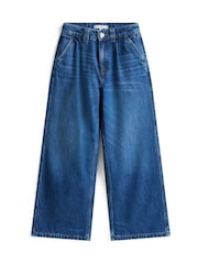 Tommy Hilfiger Blue Mabel High Rise Pleated Wide Leg Jeans - Image 5 of 5