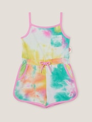 Monsoon Blue Tie Dye Strappy Playsuit - Image 1 of 3