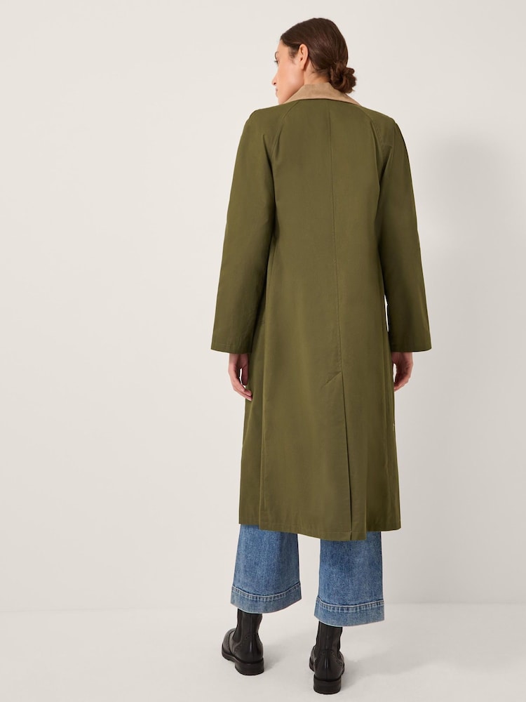 Monsoon Green Lucy Trench Coat - Image 2 of 4