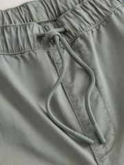 Sage Green Regular Tapered Fit Cotton Stretch Cargo Trousers - Image 3 of 4