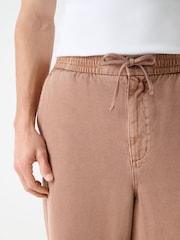 Naranja quemado - Authentic Washed Elasticated Trousers - Imagen 5 de 10