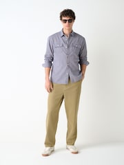 Amarillo mostaza - Authentic Washed Elasticated Trousers - Imagen 4 de 10