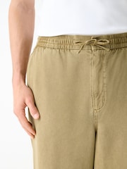 Amarillo mostaza - Authentic Washed Elasticated Trousers - Imagen 5 de 10