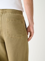 Amarillo mostaza - Authentic Washed Elasticated Trousers - Imagen 6 de 10