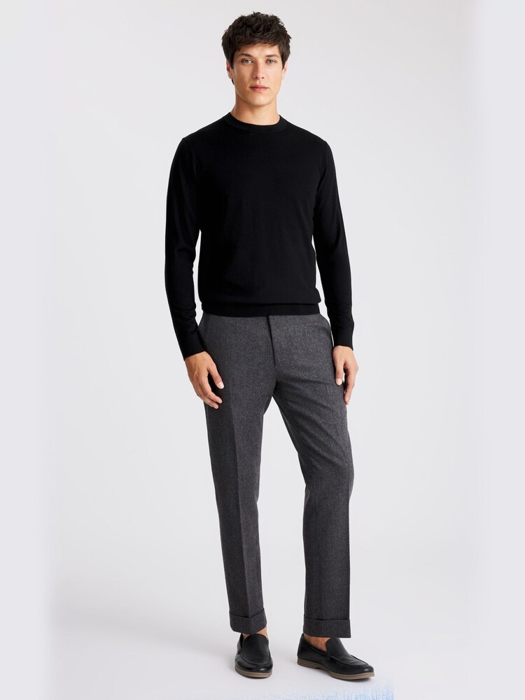 MOSS Crew-Neck Black Jumper - Image 2 of 3