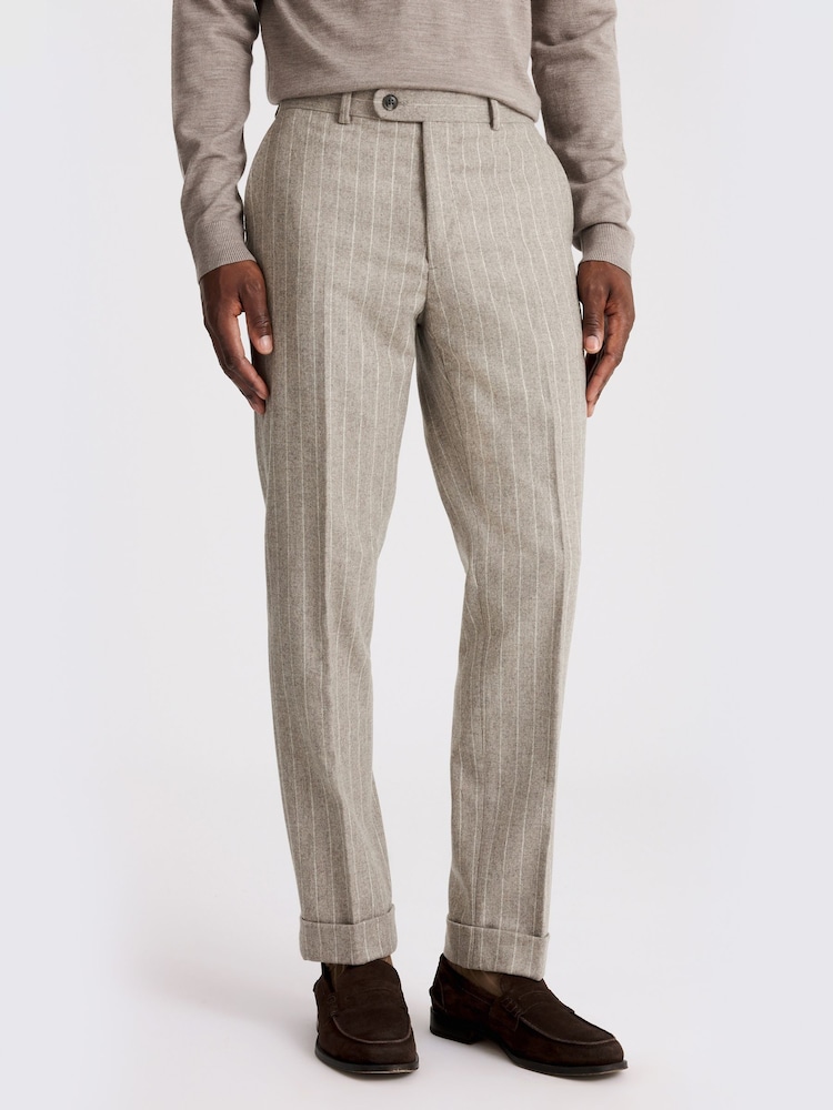 Tailored Fit Flannel Trousers - Image 1 of 4 Tailored Fit Flannel Trousers - Image 1 of 4