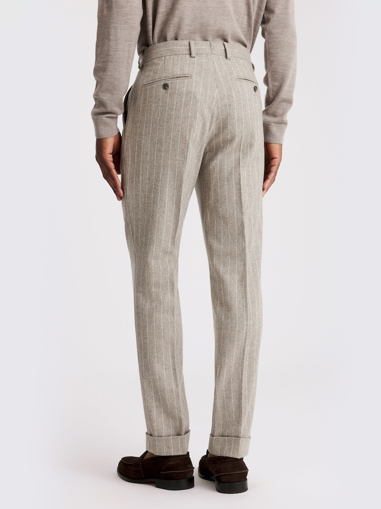 Tailored Fit Flannel Trousers - Image 2 of 4 Tailored Fit Flannel Trousers - Image 2 of 4