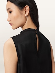 AllSaints Black Herela Top - Image 5 of 8