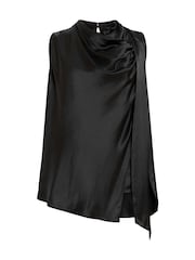 AllSaints Black Herela Top - Image 8 of 8