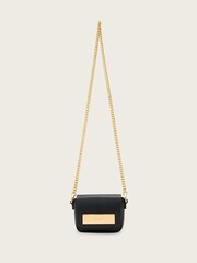 AllSaints Black Etta Chain Cross-Body Bag - Image 1 of 5