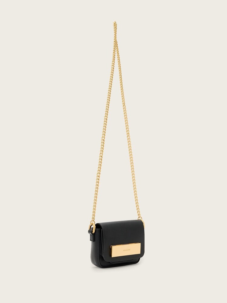 AllSaints Black Etta Chain Cross-Body Bag - Image 2 of 5