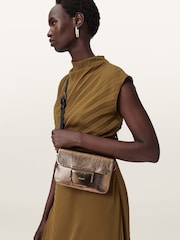 AllSaints Yellow Jupiter Xbody Bags - Image 9 of 9
