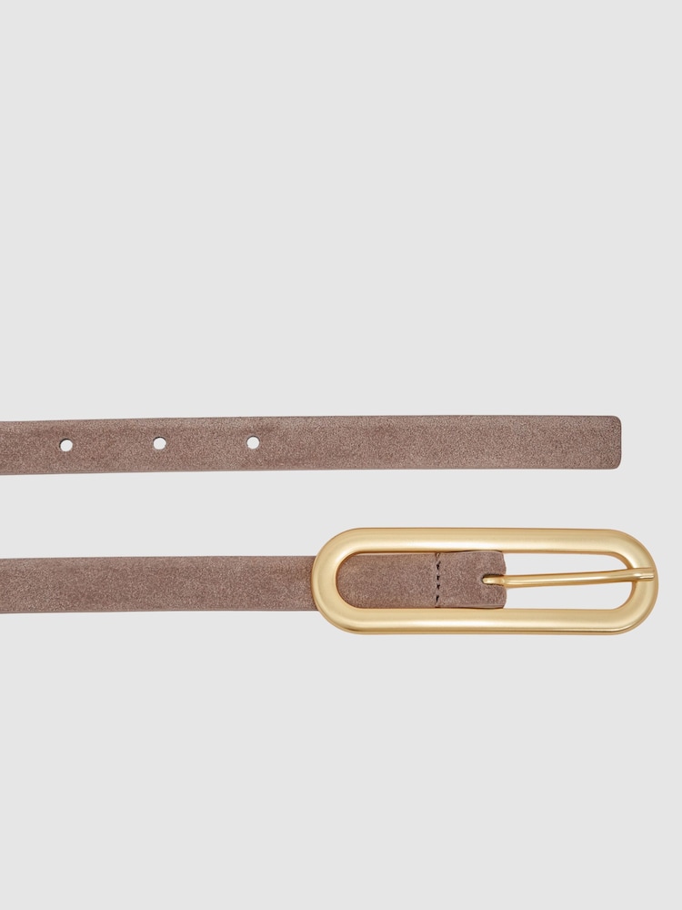 Reiss Taupe Chaya Belt - Image 2 of 3 Reiss Taupe Chaya Belt - Image 2 of 3