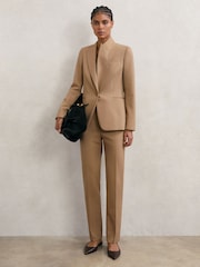 Reiss Camel Jade Petite Suit Trousers - Image 1 of 7