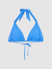 Reiss Matilda Pleat-Detail Triangle Bikini Top - Imagen 2 de 5
