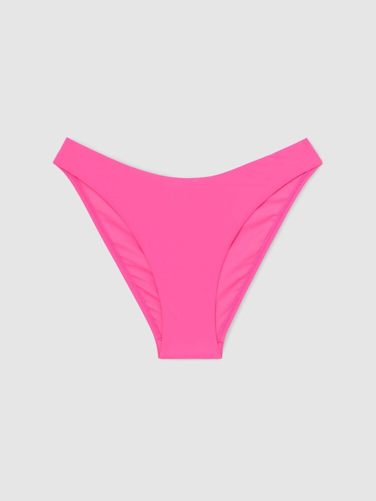 Reiss Pink Carina Fixed-Side Bikini Bottoms - Image 2 of 8 Reiss Pink Carina Fixed-Side Bikini Bottoms - Image 2 of 8