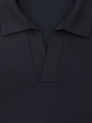 Reiss Navy Blue Pearson Polo Shirt - Image 6 of 6