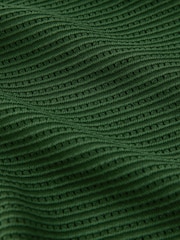 Green/White Textured Knitted Shirts and Shorts Set 2 Pack - Image 13 of 13