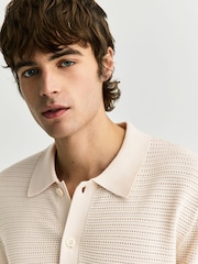 Green/White Textured Knitted Shirts and Shorts Set 2 Pack - Image 5 of 13