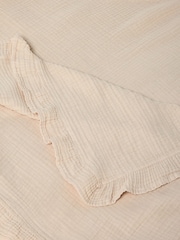 Natural Muslin Frill Throw - Image 6 of 6