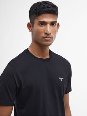 Barbour® Black Essential T-Shirt - Image 4 of 7