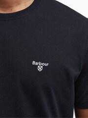Barbour® Black Essential T-Shirt - Image 5 of 7