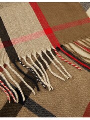 Accessorize Brown Check Print Scarf - Image 2 of 3