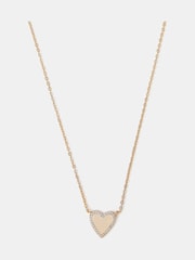 Accessorize Gold Plated 14ct Heart Pendant Necklace - Image 1 of 1